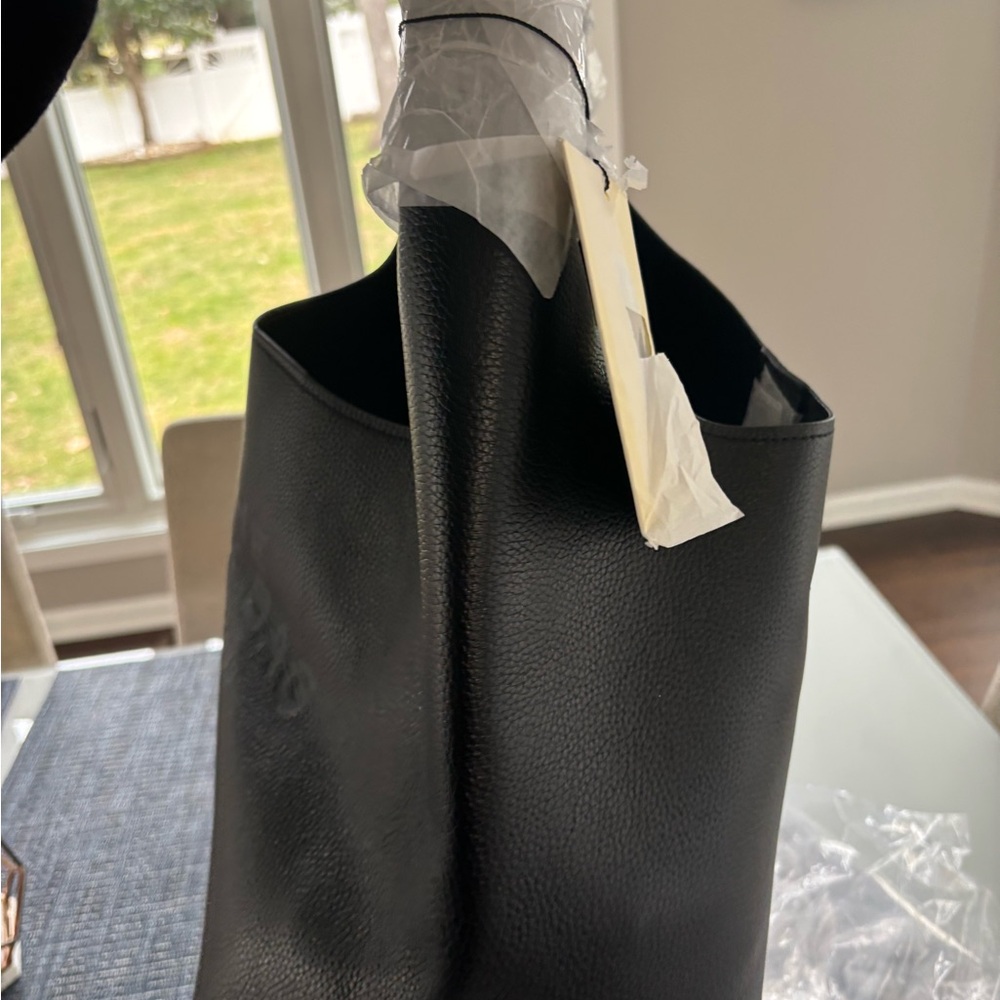 Marc Jacobs Black Leather The Sack Bag Large NWT - Picture 2 of 14